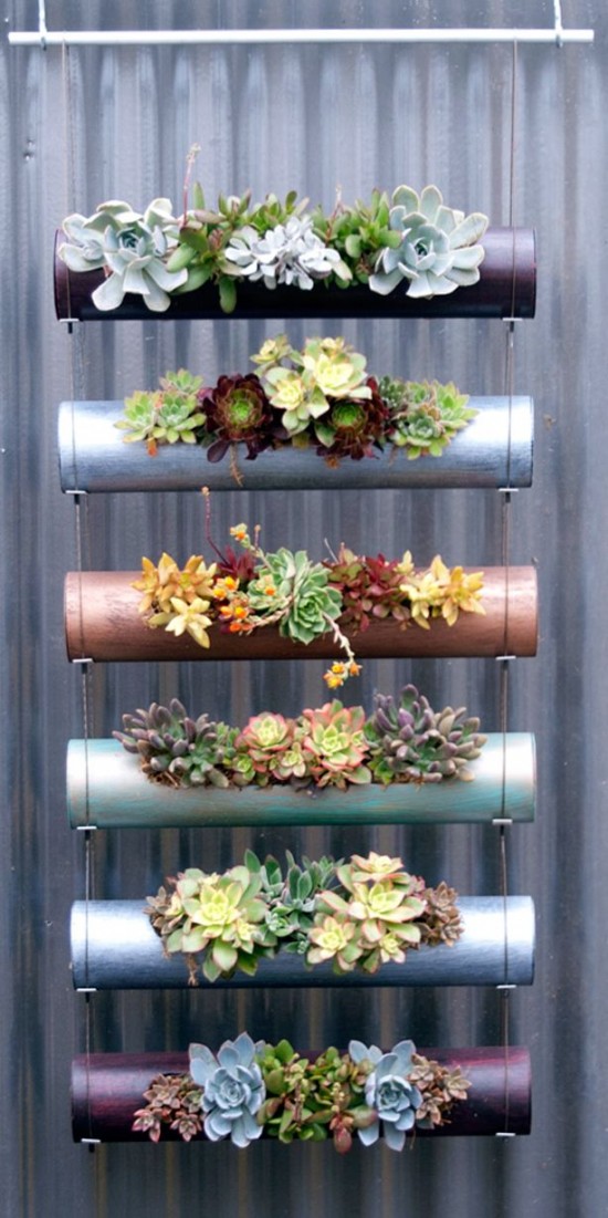 Pvc Pipe Garden Fit Into Any Space, How To Make A Vertical Garden With Pvc Pipe